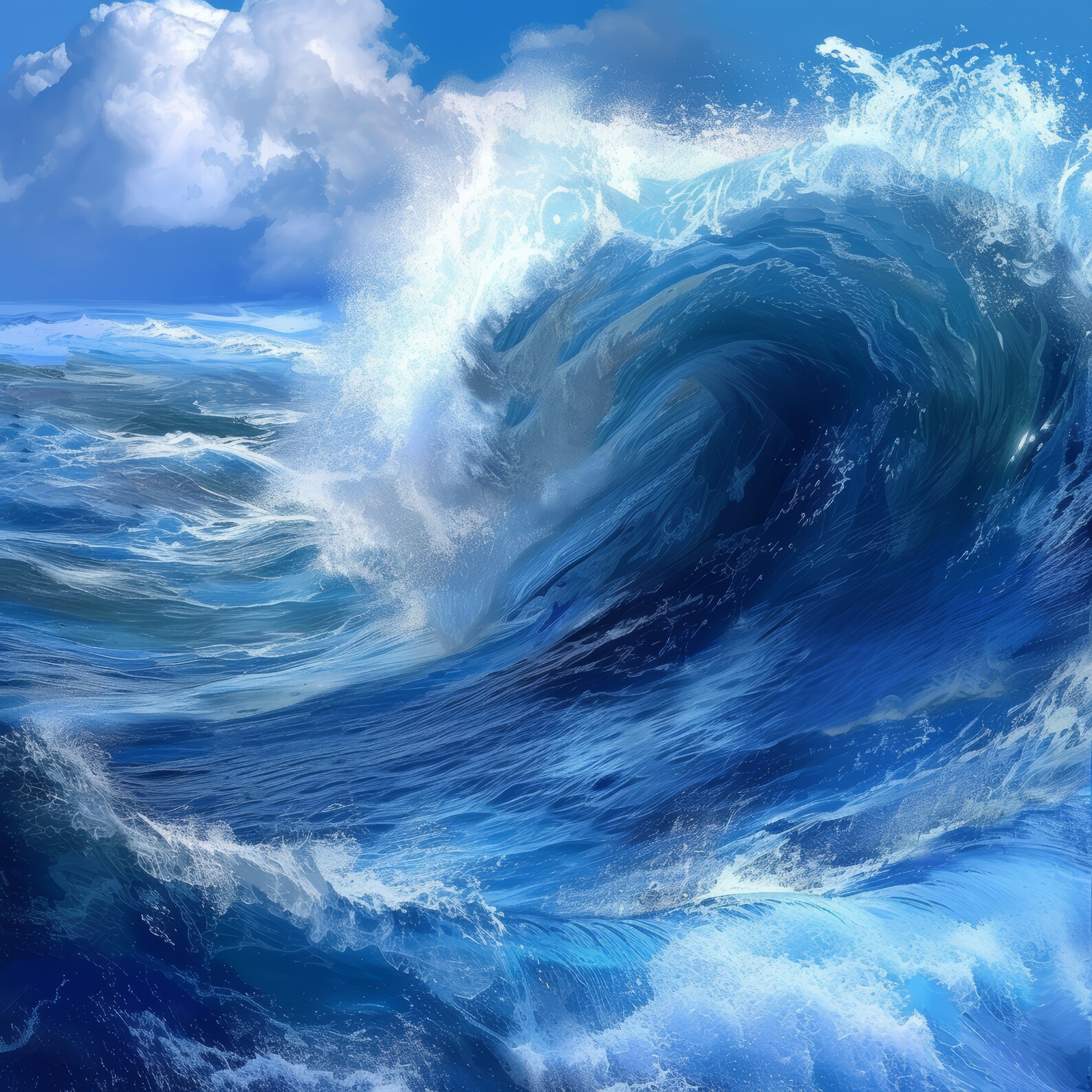 Pin5 Wave Backdrops Ocean Wave Photo Backgrounds: Sports Photography Backdrops (digital ...