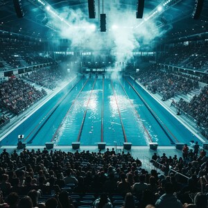 Swimming Arena Photo Backgrounds: 100 Sports Images (digital Download ...