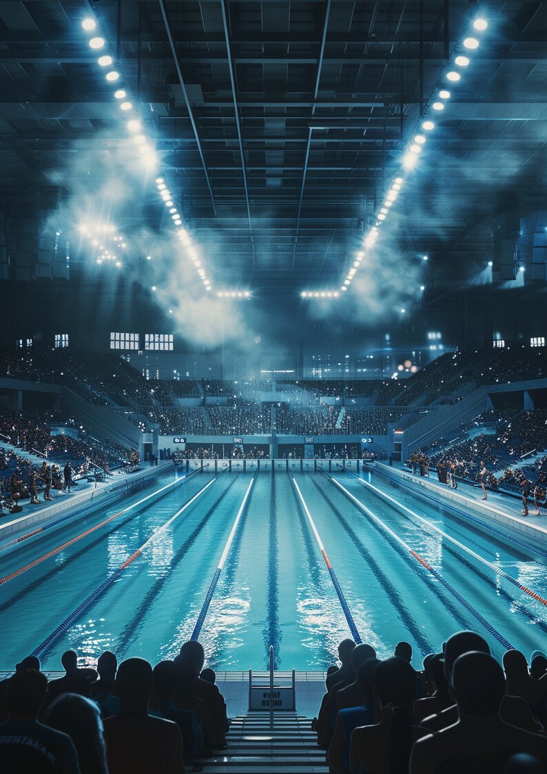 Swimming Arena Photo Backgrounds: 100 Sports Images (digital Download ...