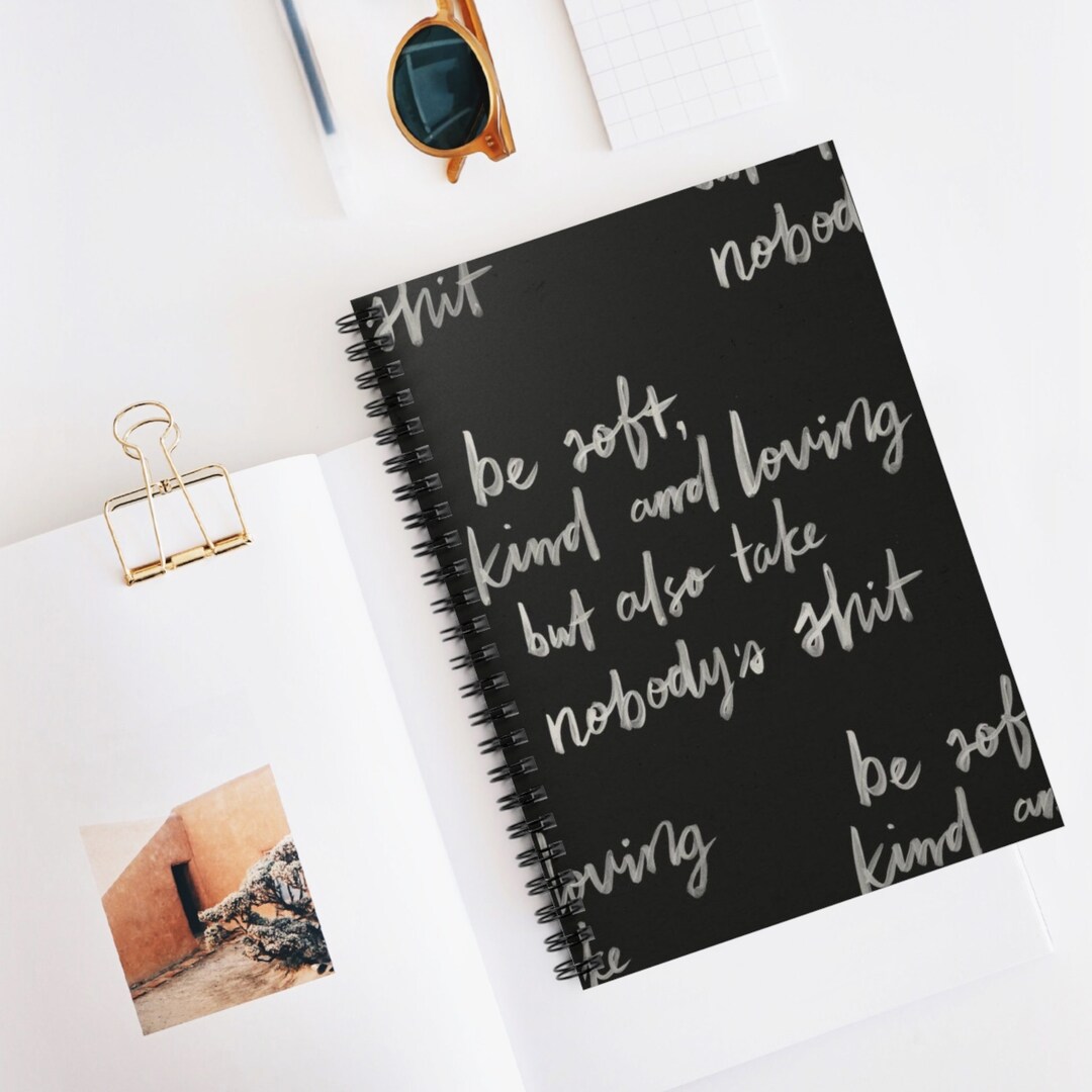 Spiral Notebook Ruled Line - Etsy