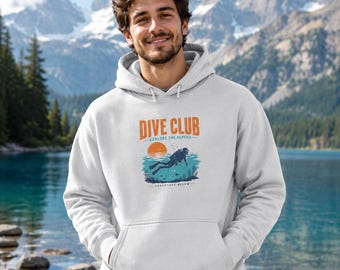 Dive Club Scuba Diver Hoodie | Taucher-Hoodie