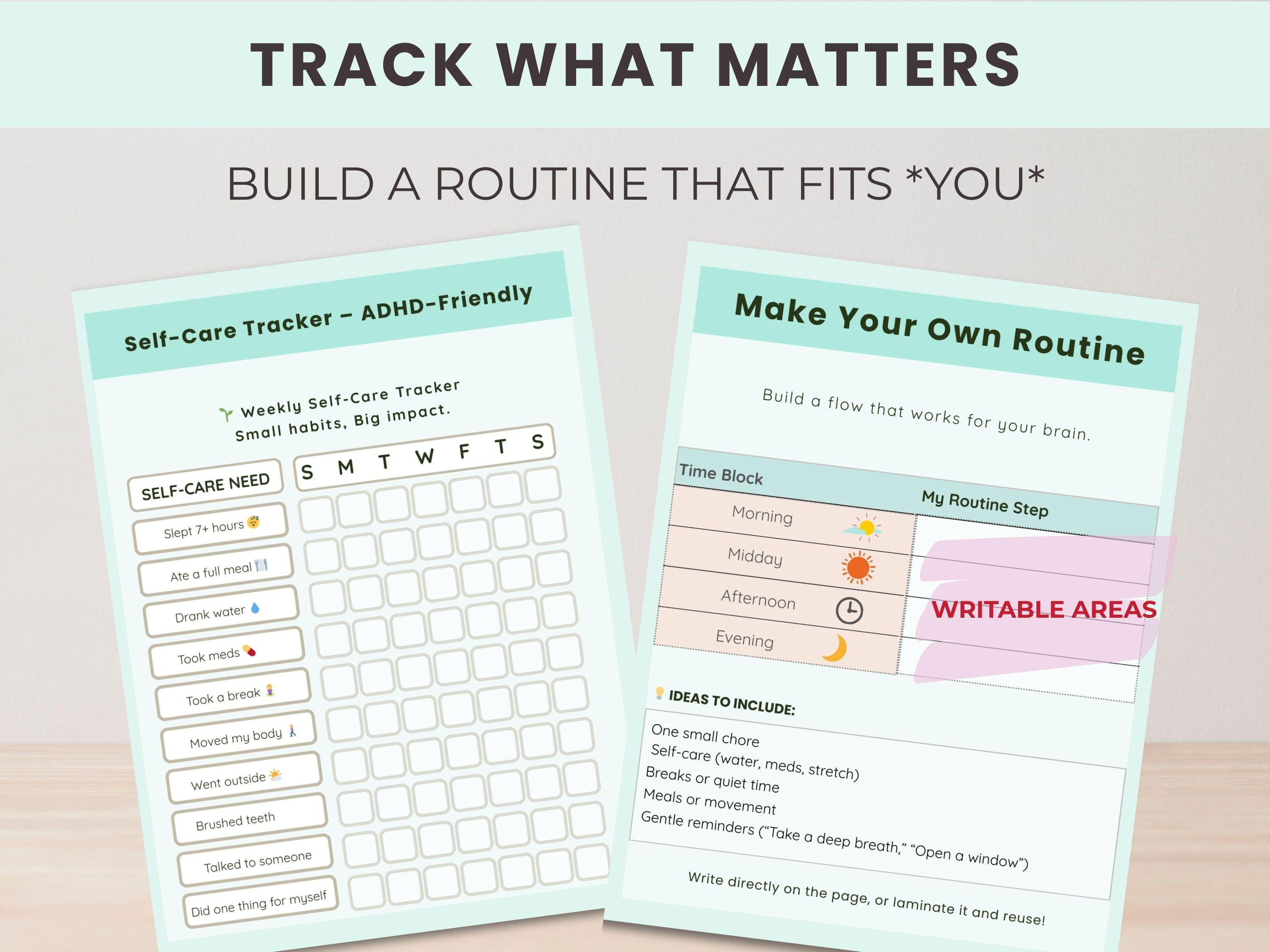 ADHD Morning and Evening Routine Kit – Printable Daily Routine Charts ...