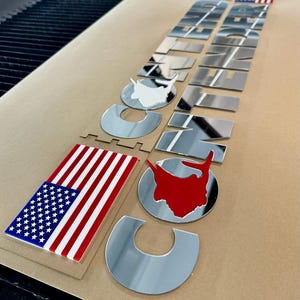 "3D Rashed Marine ""CONTENDER"" 33 "L x 4,1" H Modern Boat Logo Aufkleber mit 3 M Tape und Schablonenpackung mit 2 benutzerdefinierten Farboption Acryl-UV-beständig."