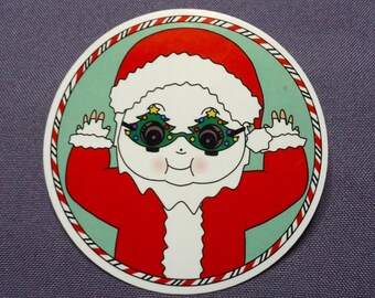 Baby Santa Art - sticker
