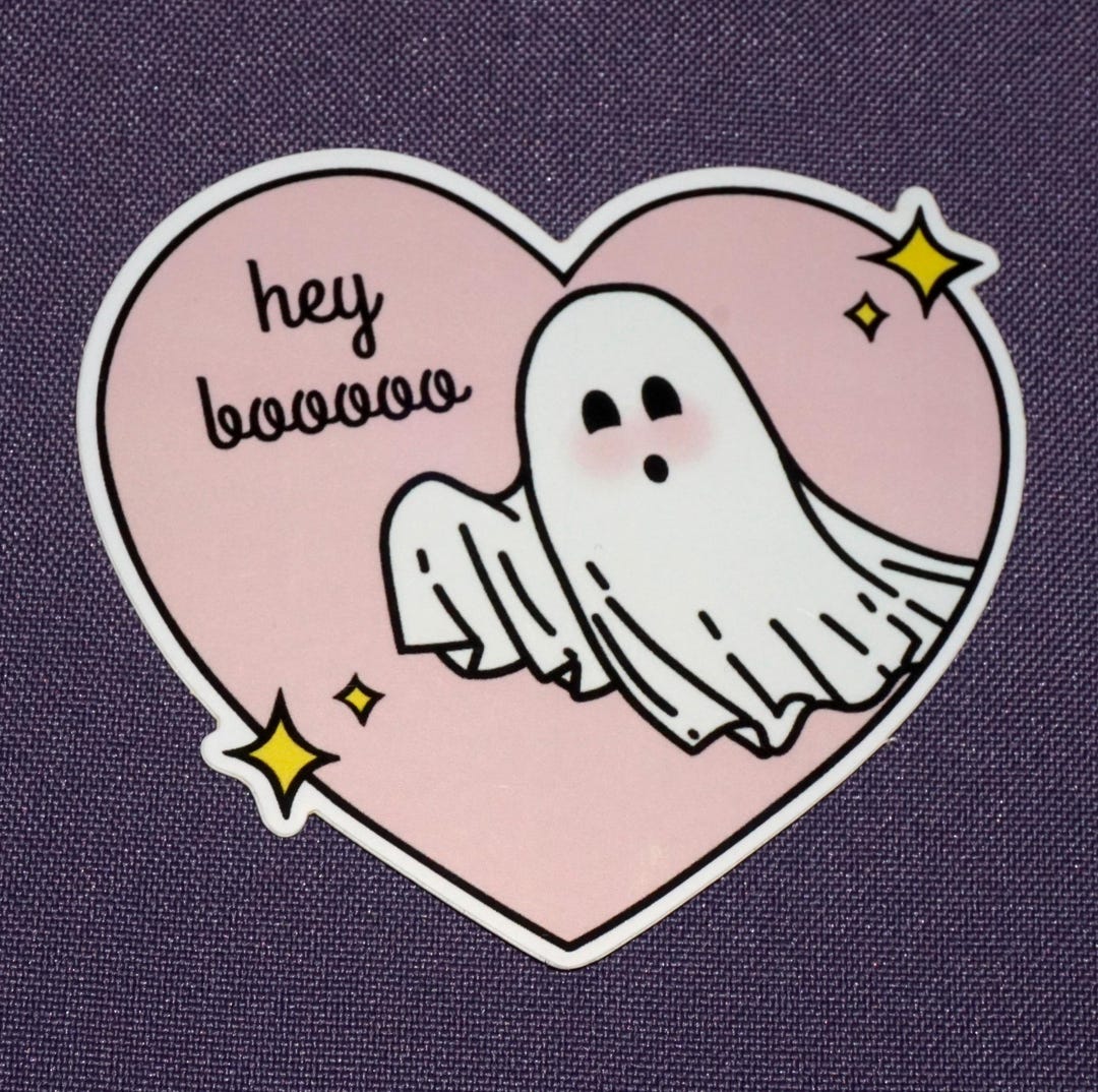 Hey Boo - Sticker - Etsy