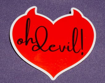 Oh Devil - sticker