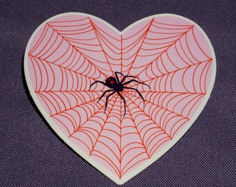 Heart web - sticker