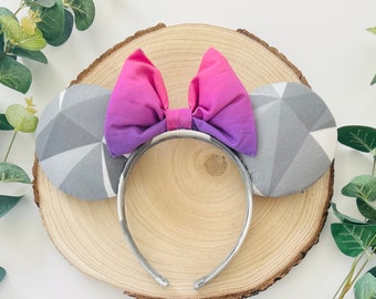 Diadema con orejas de Minnie y Mickey Mouse inspirada en Epcot
