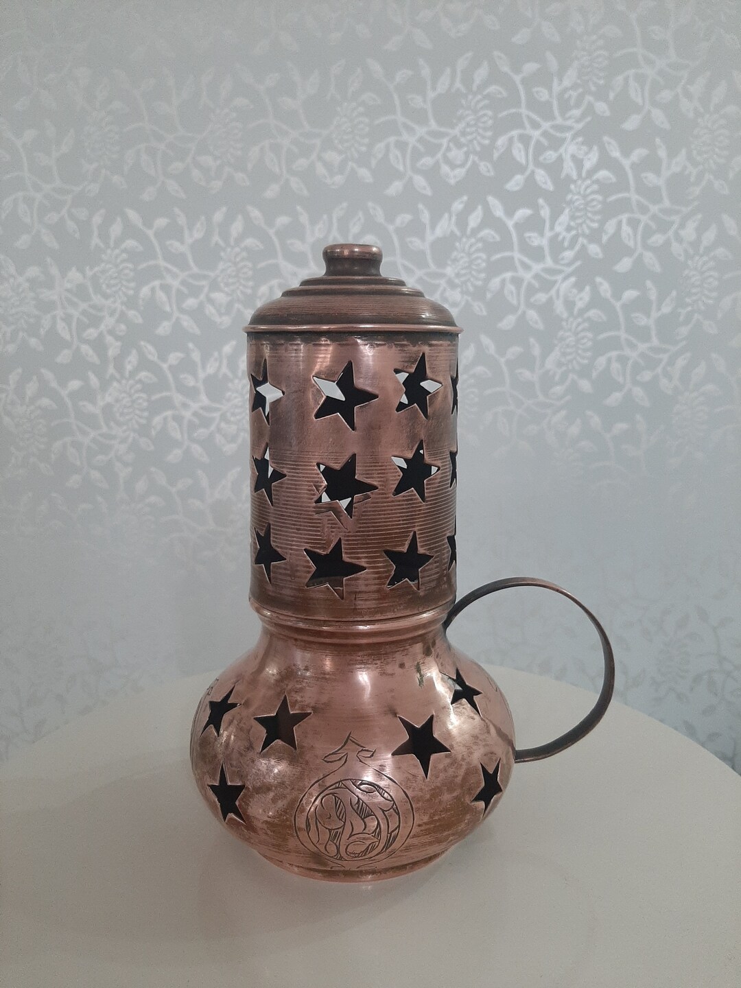 Walther&co copper candle holder main image 1
