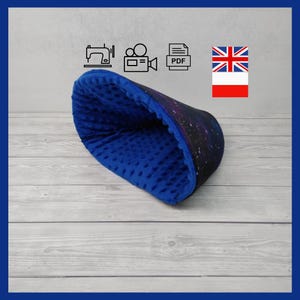 Small Pet Den Sewing Pattern PDF Tutorial | Cozy Hideout Bed | Rabbit, Guinea Pig, Chinchilla, Ferret, Rat, Squirrel Cage Accessories