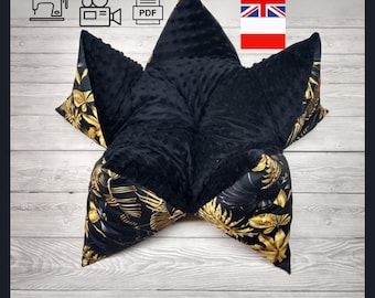 Pet Bed Sewing Course PDF + Video Tutorial | Learn to Sew DIY Beds for Dogs, Cats, Rabbits, Hamsters | Patterns in 5 Sizes