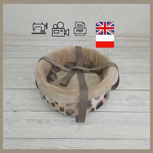 PDF Sewing Pattern – Swing House & Hammock Bed for Small Pets | Chinchilla, Guinea Pig, Ferret, Rat, Rabbit Cage Accessory Tutorial