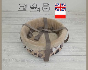 PDF Sewing Pattern – Swing House & Hammock Bed for Small Pets | Chinchilla, Guinea Pig, Ferret, Rat, Rabbit Cage Accessory Tutorial