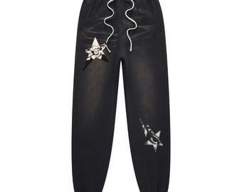 Pantaloni da jogging unisex in pile tinto e lavato Rock Star Streetwear, 375 g/m2