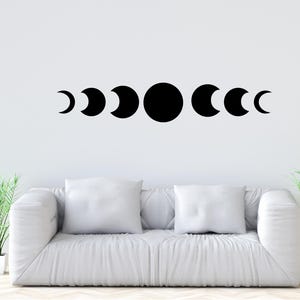 Moon phases wooden wall decoration, moon, gift for her, minimalist wall art, moon decor, wall decor, wall art room decor, bedroom decor