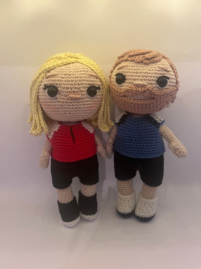 Handgefertigte Amigurumi-Freunde, Mini-me Bild 3