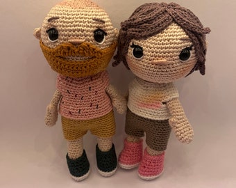 Handmade amigurumi friends, mini-me