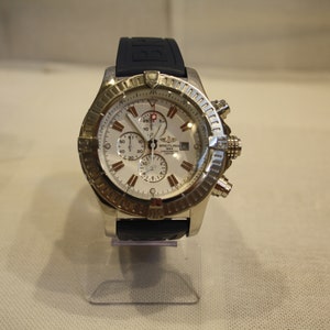 Breitling Super Avenger 48mm mit Gummi, Kautschuk/Taucherband u. Faltschließe Top Zustand Bild 4