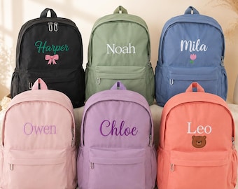 Personalized Toddler Backpack with Name, Custom Kids School Bag, Preschool Bookbag, Back to School Gift for Girls and Boys, Kindergarten Bag