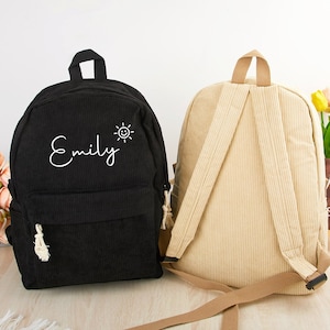 Sac à dos d'école brodé personnalisé, Sac à dos personnalisé pour enfants, Sacs à dos à monogramme pour tout-petits, Rentrée des classes