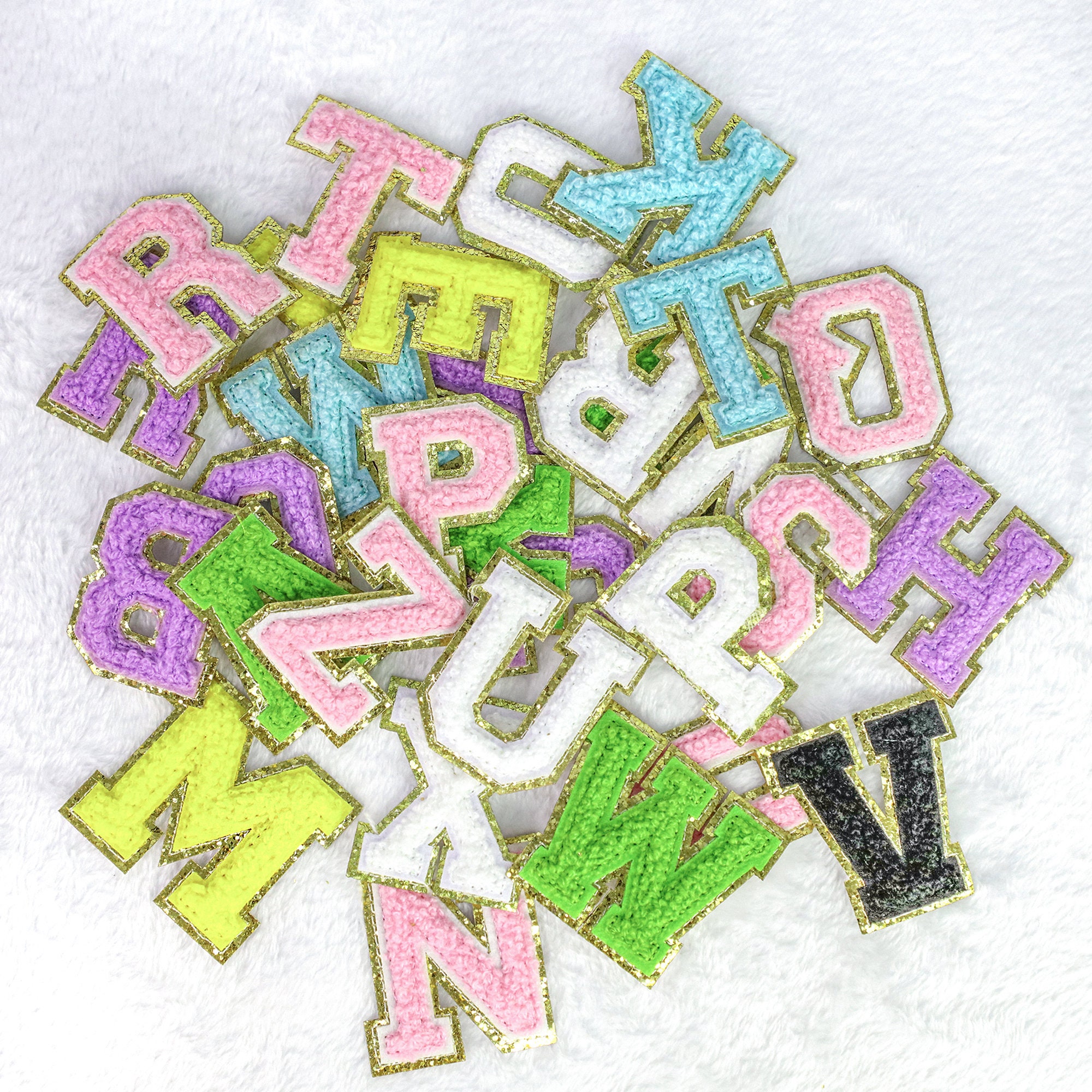 2 inch Thermo-adhesive Embroidered Letters and Numbers by Chorus