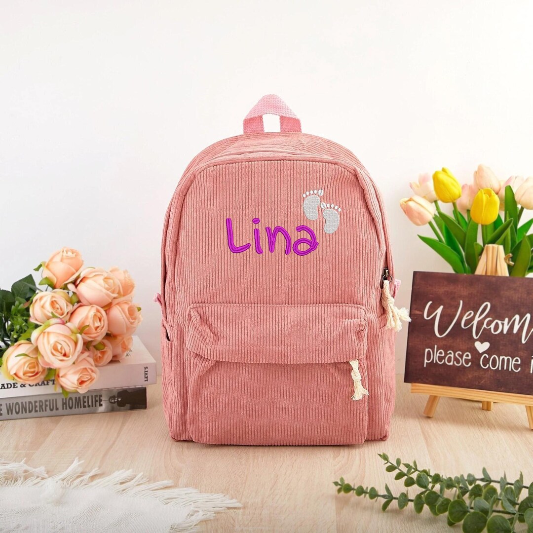 Custom Kids Backpack With Name,personalized Toddler School Bag for Boys ...