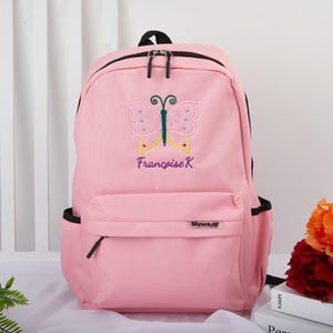 Sac à dos personnalisé pour enfants avec nom, cartable personnalisé pour tout-petits pour garçons et filles, joli cartable pour enfants, cartable monogramme pour garderie