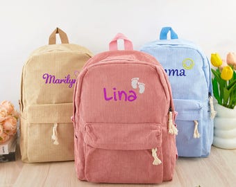 Custom Kids Backpack, Personalized Children's Backpack, Embroidered Toddler Backpack, toddler gifts,Back to School,toddler gifts