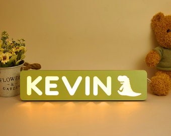 Personalized Baby Name Light, Toddler Night Lamp with Name, Baby WoodenNight Lights, Baby Shower Gift for kids, Kids Room Decor