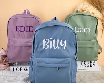Personalisierter Kleinkind-Rucksack mit Namen, benutzerdefinierte Kinderschultasche, Vorschul-Rucksack, Geschenk für Mädchen und Jungen, Kindergartentasche