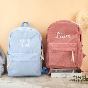 Sac à dos personnalisé pour tout-petit avec nom, cartable personnalisé pour enfants, cartable pour enfants d'âge préscolaire, cadeau de rentrée pour filles et garçons, cartable pour jardin d'enfants
