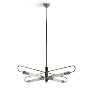 Bauhauslampe in Chrom