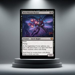 Bitterbloom Bearer - Proxy-kort - Anpassat MTG-testkort