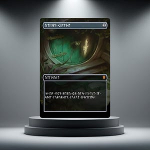 Arcane Signet (Alternativ konst för dvärgspråk) - Proxy-kort - Anpassat MTG-testkort
