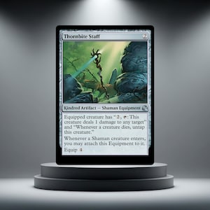 Bâton épineux - carte proxy - carte de test de jeu MTG personnalisée