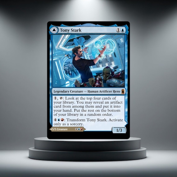Tony Stark / the Invincible Iron Man - Proxy Card - Custom MTG