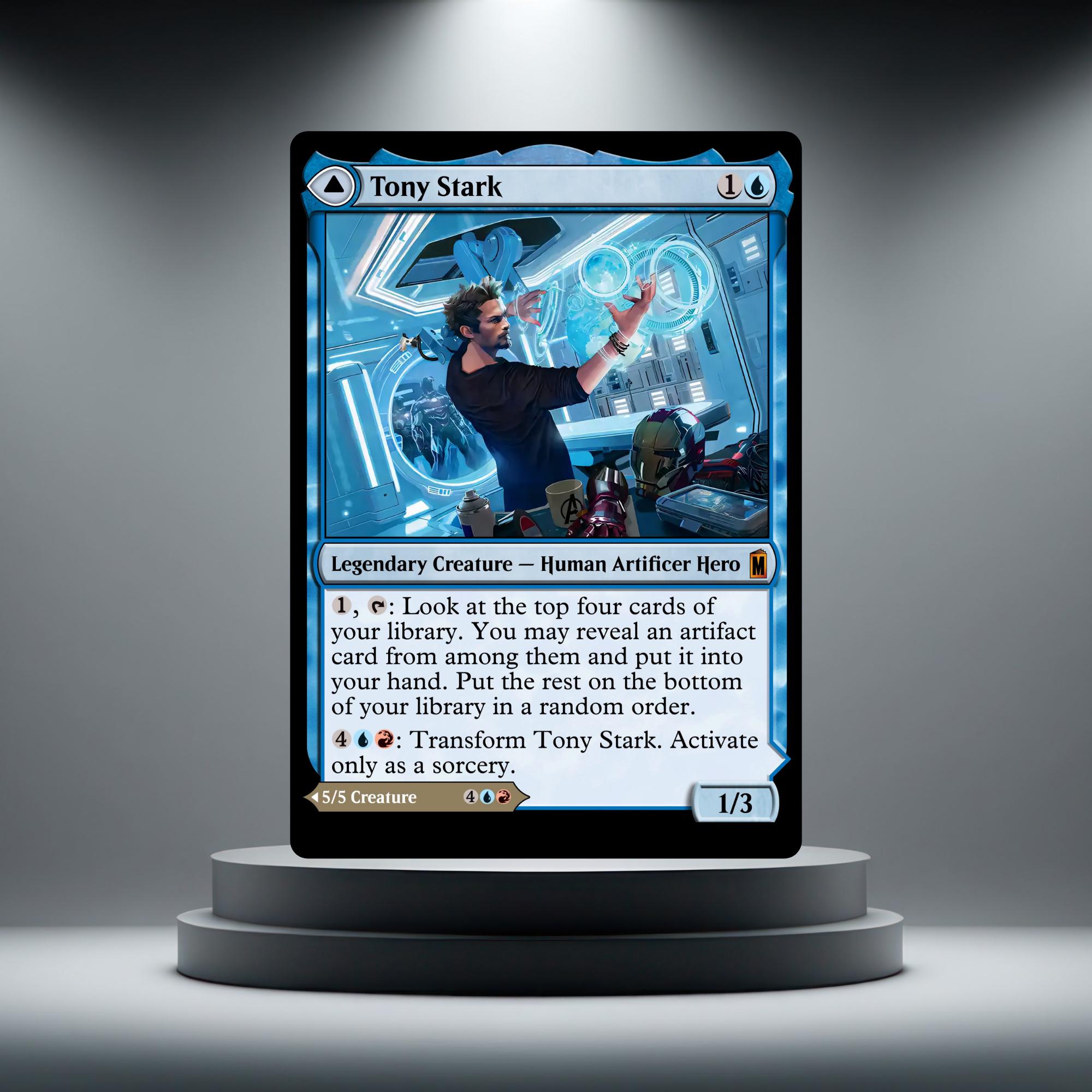 Tony Stark / the Invincible Iron Man - Proxy Card - Custom MTG