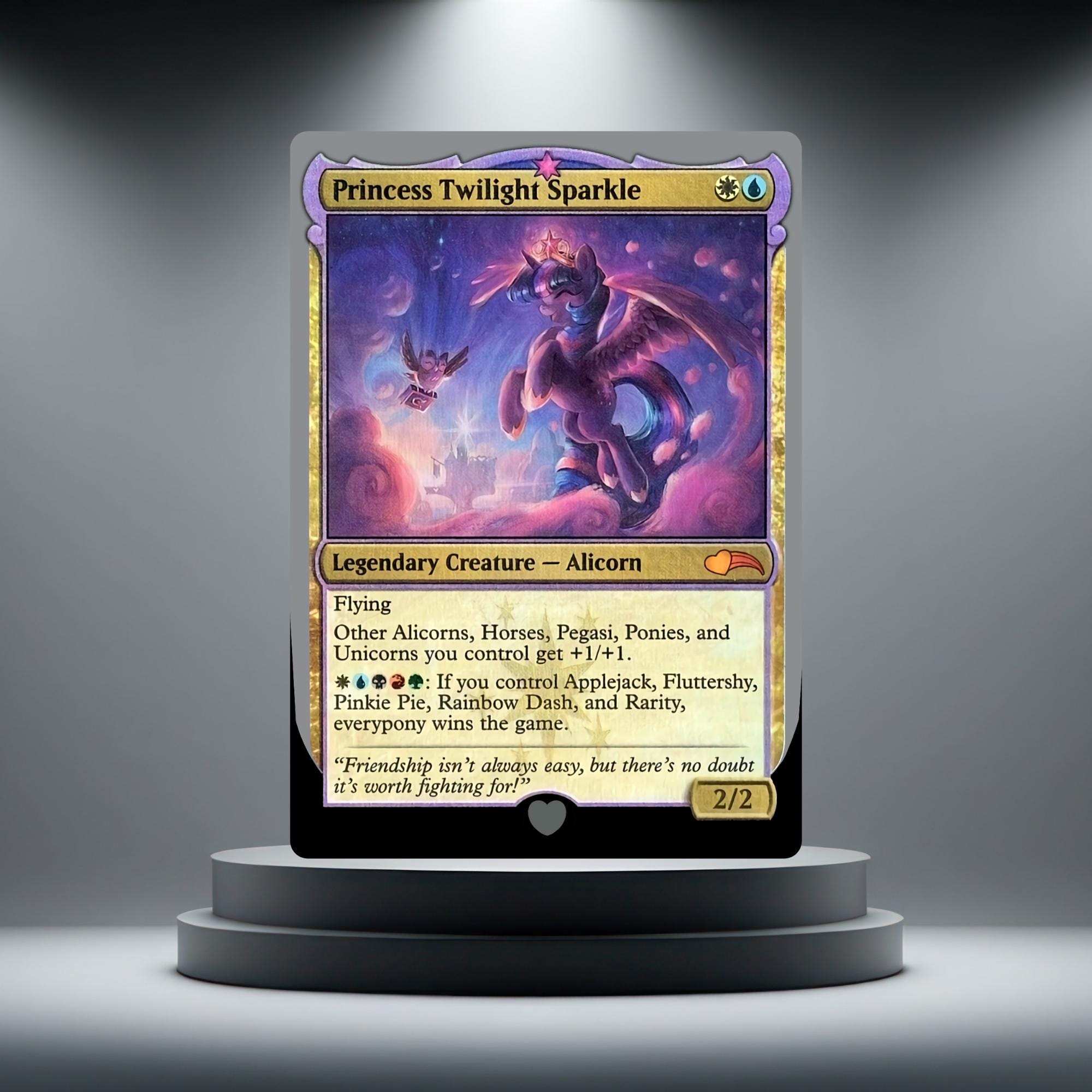 princess twilight sparkle mtg card Friendship isnt always easy Princess Twilight Sparkle Ponies: