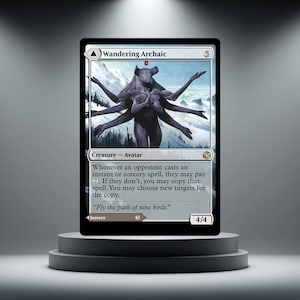 Arcaico Errante - Carta Proxy - Carta de prueba de juego personalizada de MTG