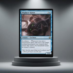 Verdränger Kätzchen - Proxy Karte - Benutzerdefinierte MTG Playtest Karte