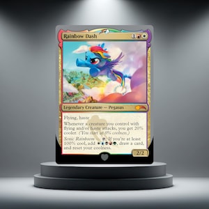 Rainbow Dash (My Little Pony) - Carta Proxy - Carta de Teste Personalizada de MTG