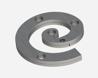 Schablone zum Biegen von Metallgegenständen 01, Werkbänke Zubehör, Schweißtischzubehör, Ummetalli