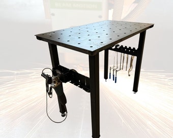 Welding table for professionals and amateurs, designed and manufactured in Finland, welding table for welders.UMETALLI MODEL B