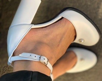 Wedding High Heel Shoes, White Bridal Pearl Shoes,Handmade Luxury Wedding Pumps, Designer Leather Bridal Shoes for Modern Brides