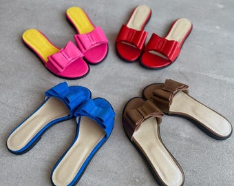 Leather Sandals, Flip Flops, Handmade Shoes, Custom Summer Footwear, Women’s Leather Shoes, Perfect Gifts for Mom and Women’s Summer Style