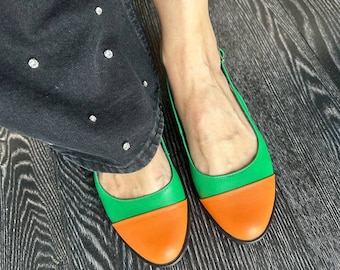 Leather Sandals Closed Toe Sandals Low Block Heel Leather Slides Boho Sandals Barefoot Sandals Sandals Women Handmade Sandals Gift For Women