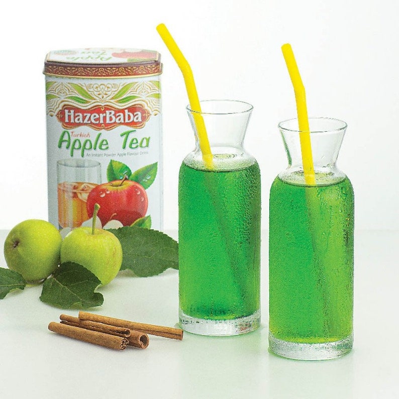 Turkish Green Apple Tea Hot or Cold Apple Tea Organic and Natural Apple