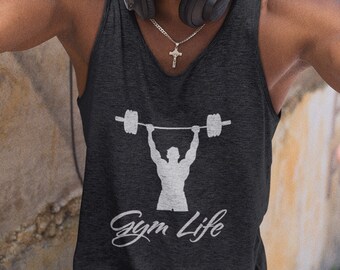 Workout Tank Top, Workout Clothes, Gym Life, Gym Rat, Strength Training, Athletic Wear, Stylish Tank Top, Dark Tank Top