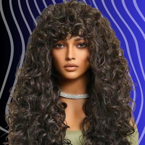Curly hair wigs online india deals