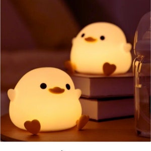 LED Cute Bean Duck Night Light zdjęcie 2